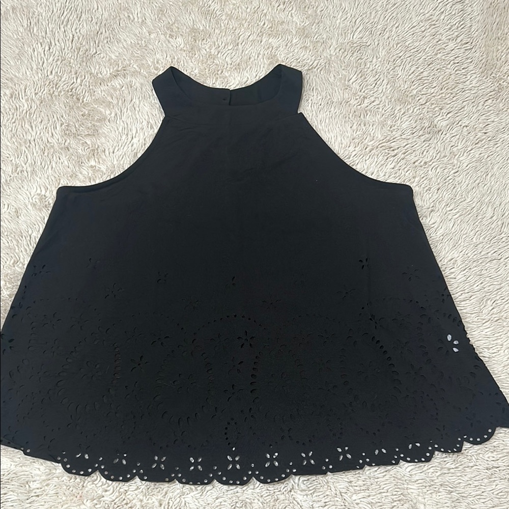 Jasmine Black Sleeveless Top